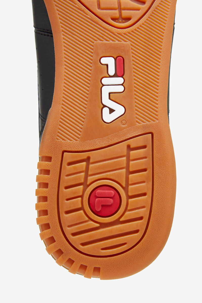 Fila Original Fitness Platta Skor Herr Svarta Röda Vita | dYpV35A4goG