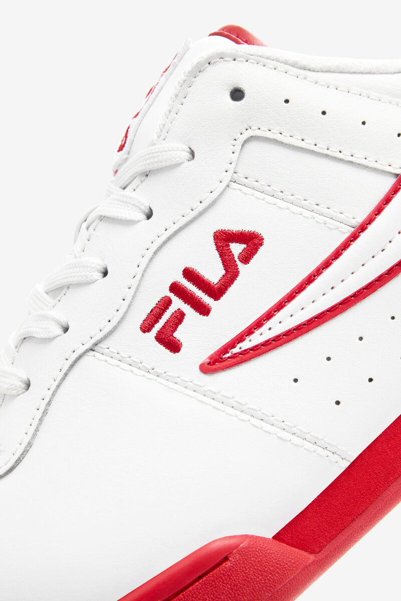 Fila Original Fitness Platta Skor Herr Vita Röda Vita | WpqH4c1ghQt
