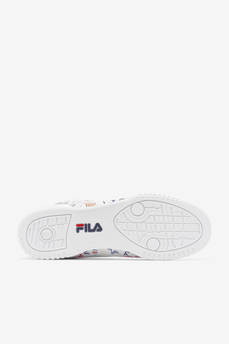 Fila Original Fitness Scribbles Platta Skor Herr Vita Marinblå Olika Färger | j23JfC8UqGo