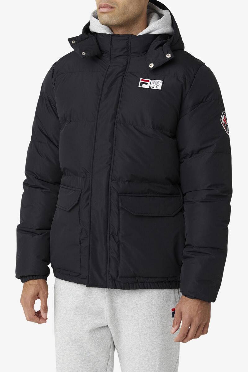 Fila Otler Puffer Jacket Jacka Herr Svarta | gpiMlsQjHgU