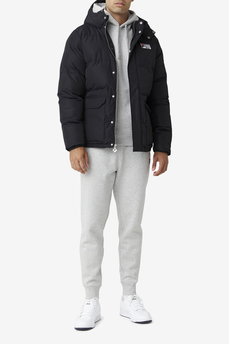 Fila Otler Puffer Jacket Jacka Herr Svarta | gpiMlsQjHgU