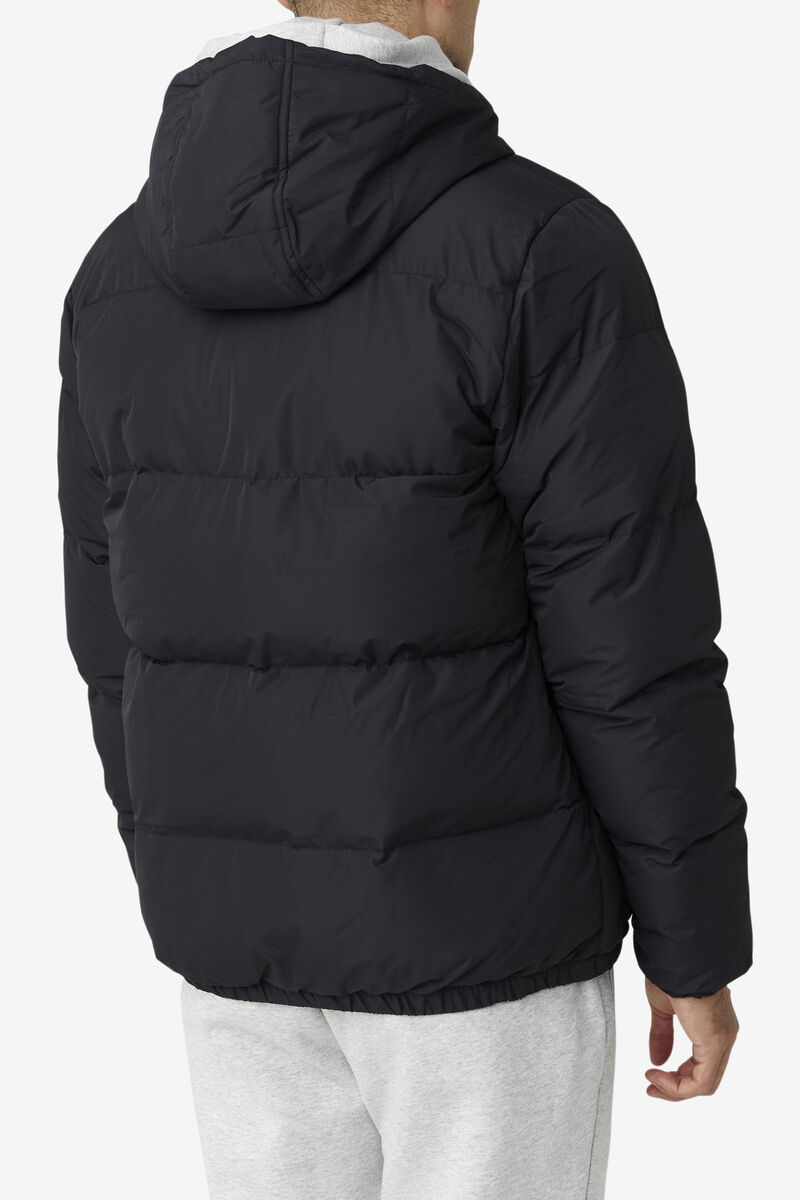 Fila Otler Puffer Jacket Jacka Herr Svarta | gpiMlsQjHgU