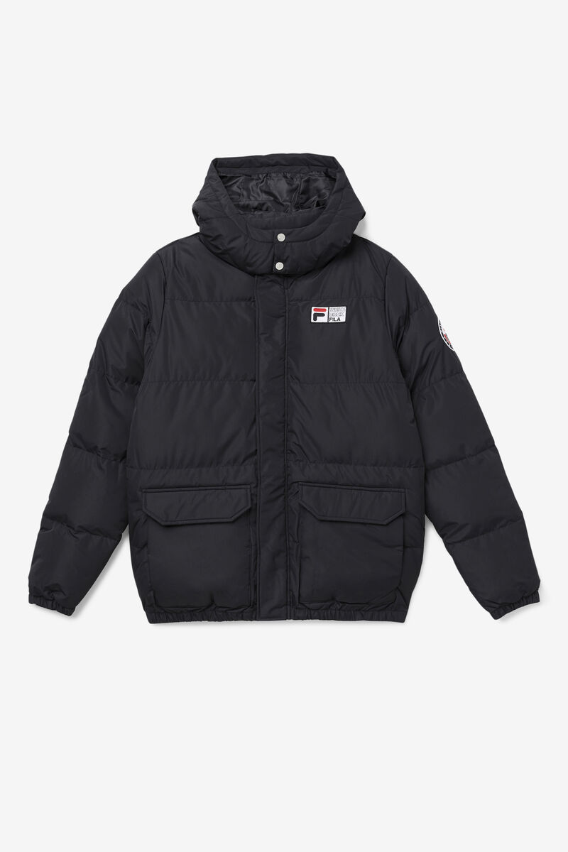 Fila Otler Puffer Jacket Jacka Herr Svarta | gpiMlsQjHgU