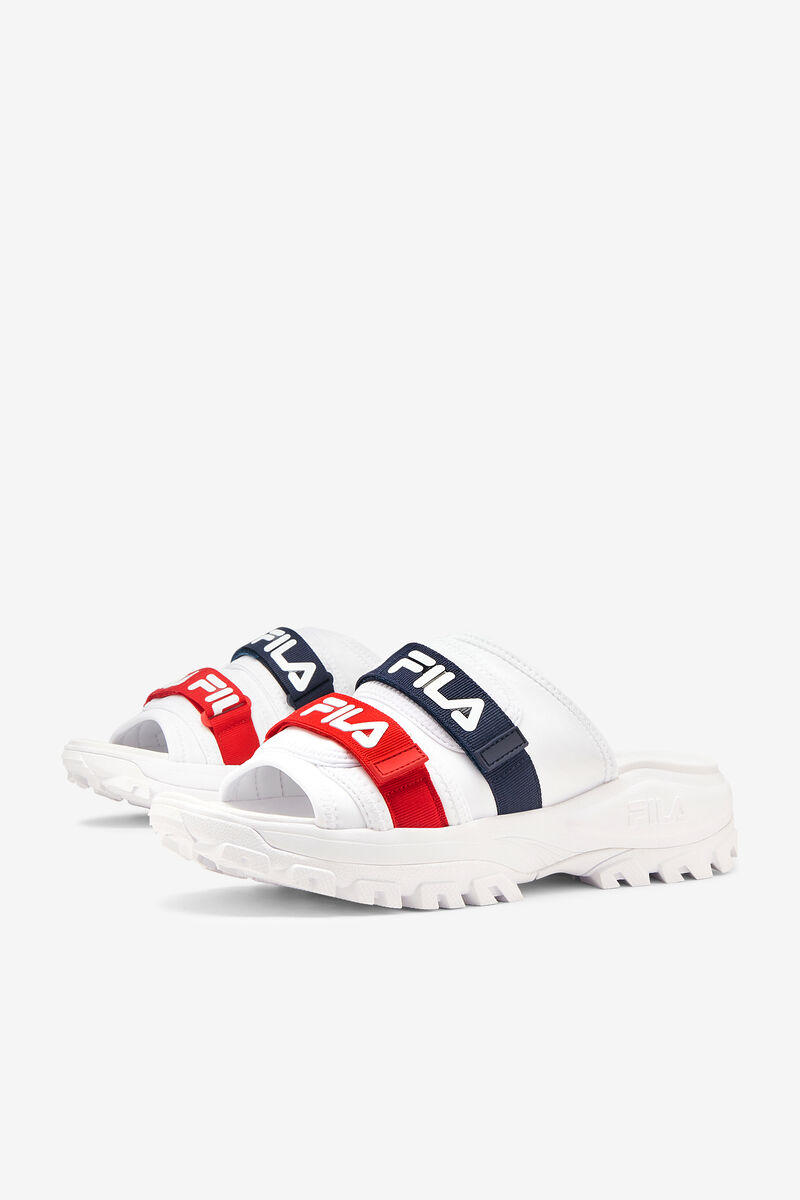 Fila Outdoor Badtofflor Badtofflor Herr Vita Marinblå Röda | O3MjBpiF3bz