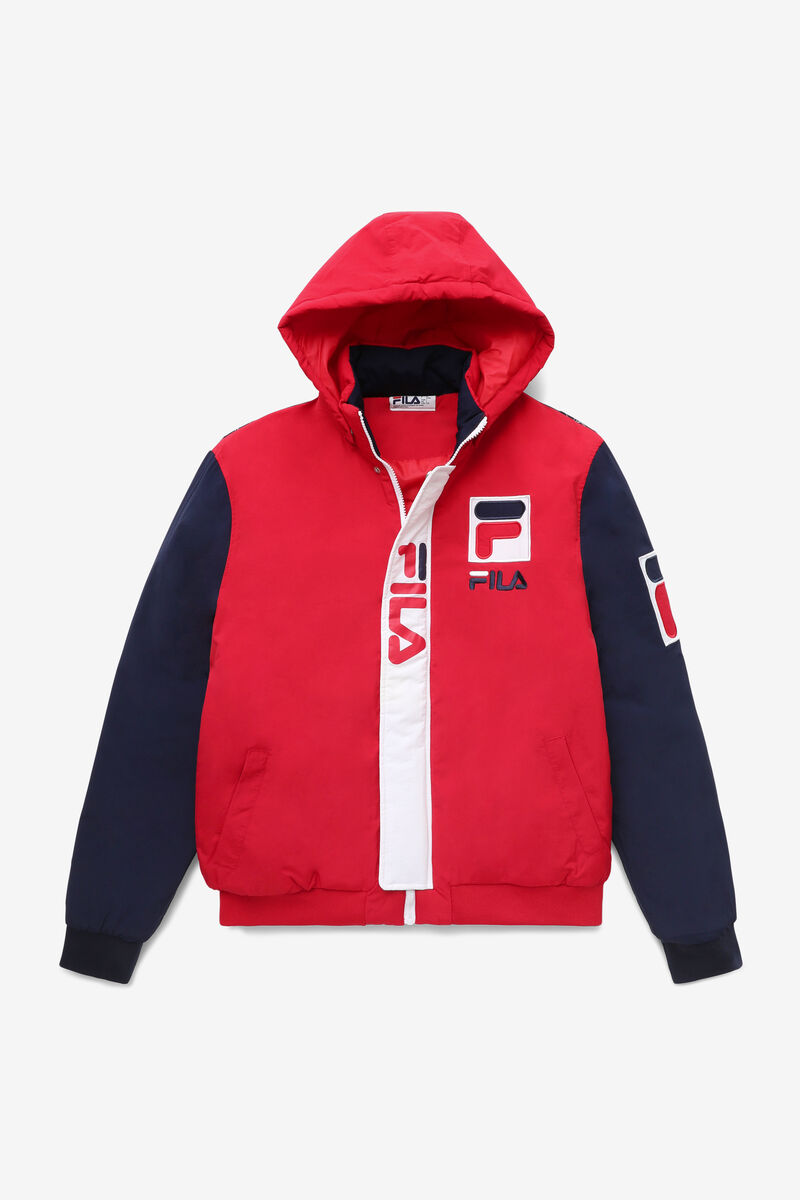 Fila P1 Fila Tech Jacket Jacka Herr Röda Marinblå Vita | cvHbAbvhKYG