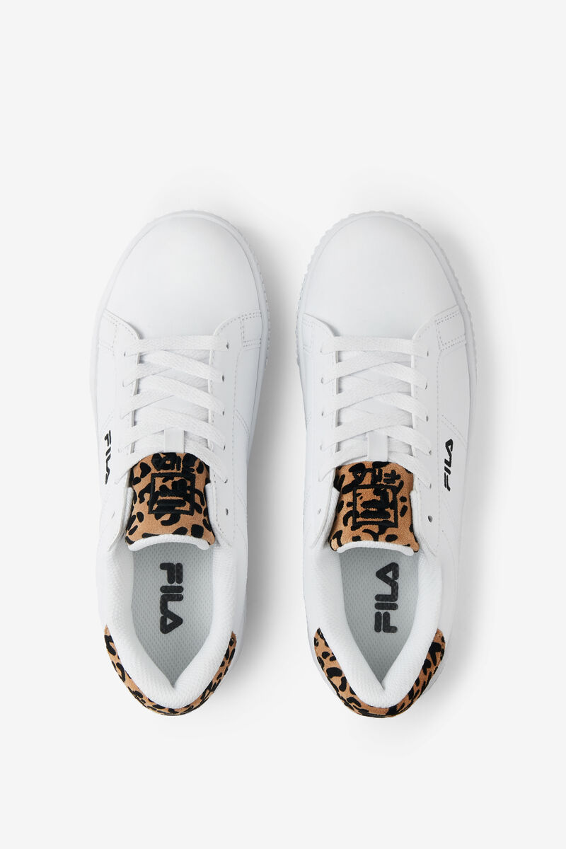 Fila Panache 19 Leopard Platta Skor Dam Vita Svarta Vita | oP2qkJlospU