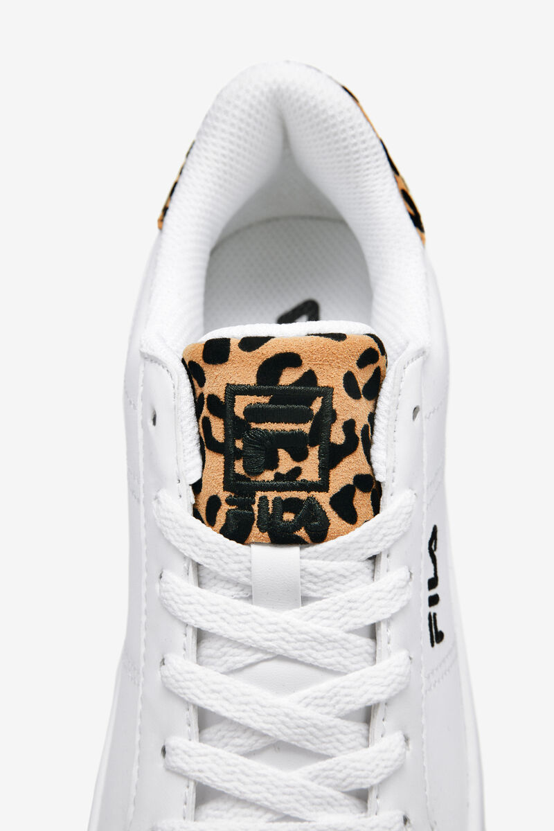 Fila Panache 19 Leopard Platta Skor Dam Vita Svarta Vita | oP2qkJlospU