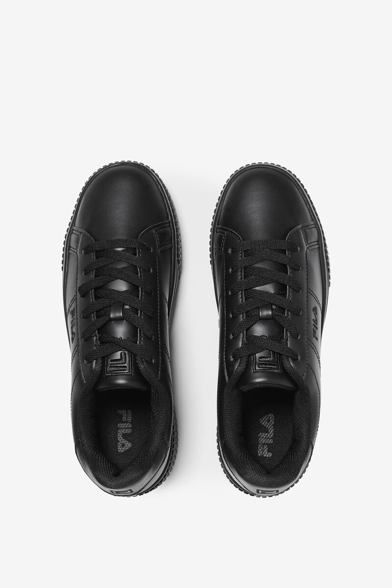 Fila Panache 19 Platta Skor Dam Svarta | OypDAn9sbpE