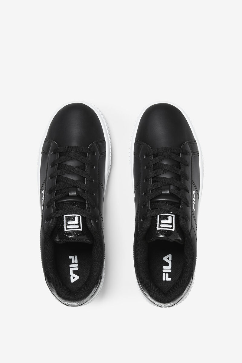 Fila Panache Snakeskin Platta Skor Dam Svarta Svarta Vita | wdznFsvYRZT