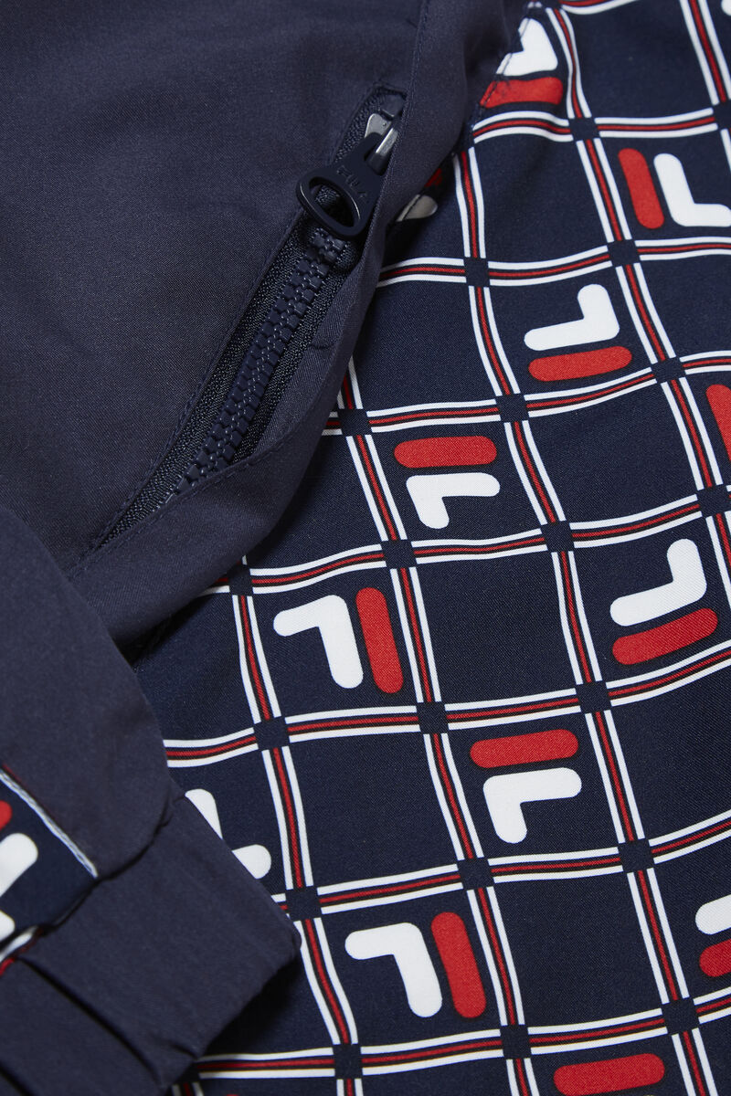 Fila Paride Windbreaker Jacka Herr Marinblå Röda Vita | 3IiXTZAcCOE