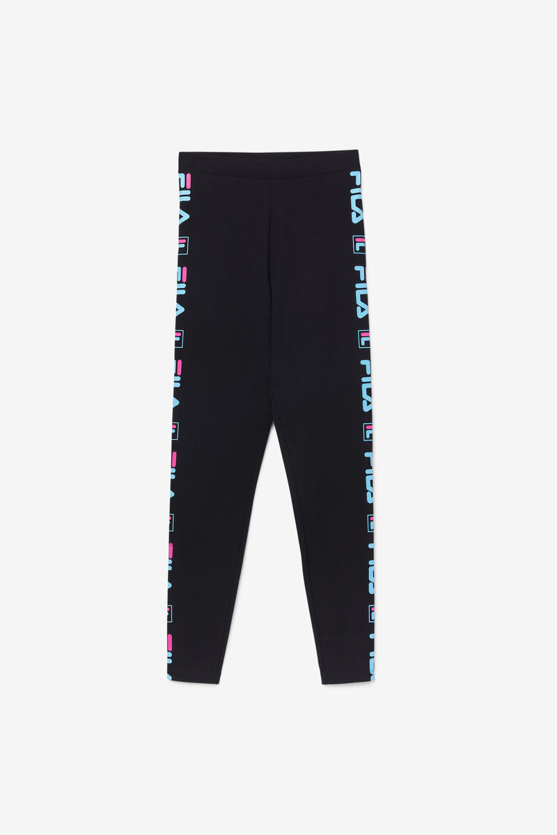 Fila Parma Legging Leggings Dam Svarta Blå Rosa | VR9eQW3RPzS