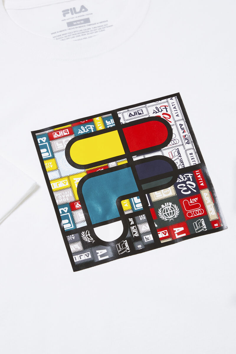 Fila Patchwork T-shirt Herr Vita | ucdnHmMx45I