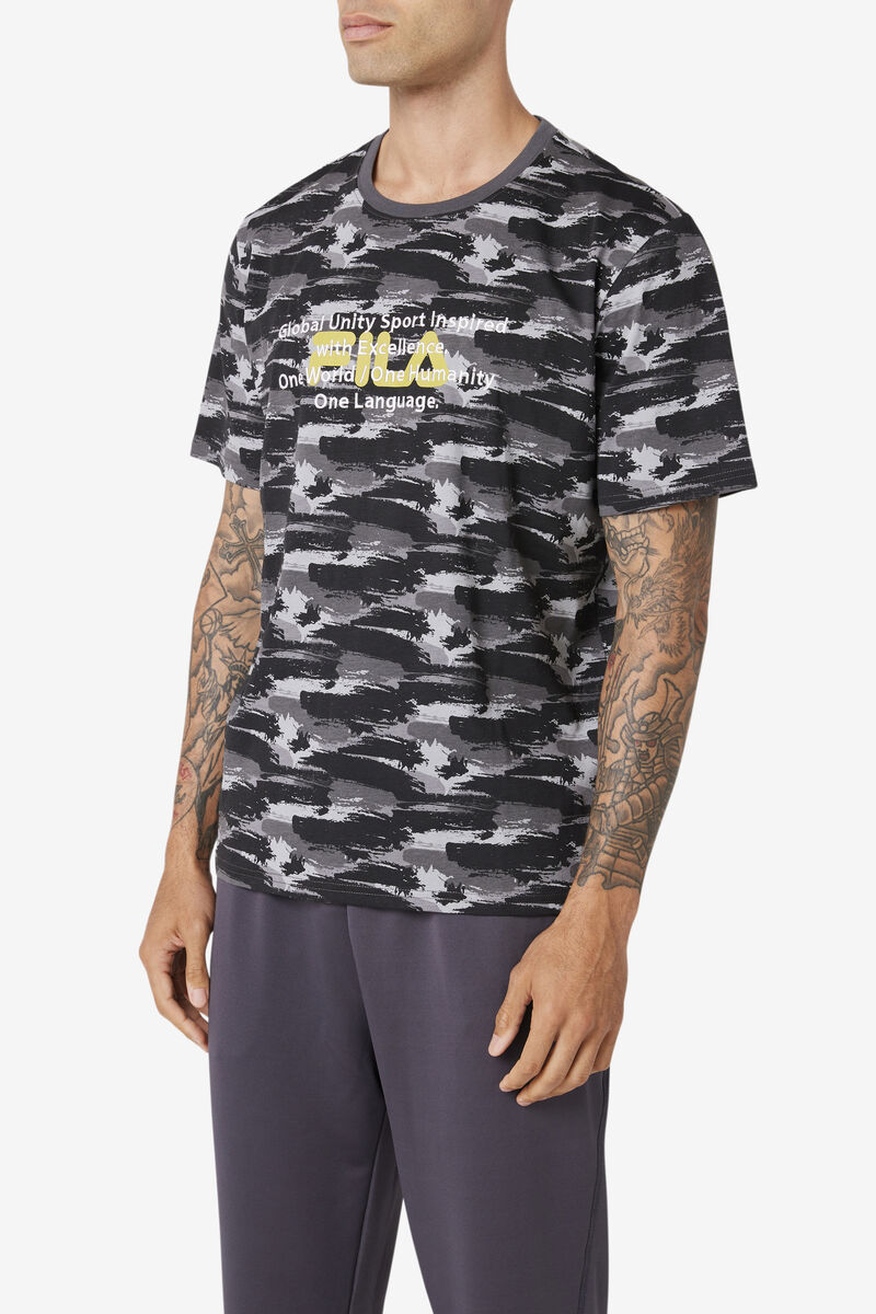 Fila Pepacton T-shirt Herr Camo | yYJSJepQNHu