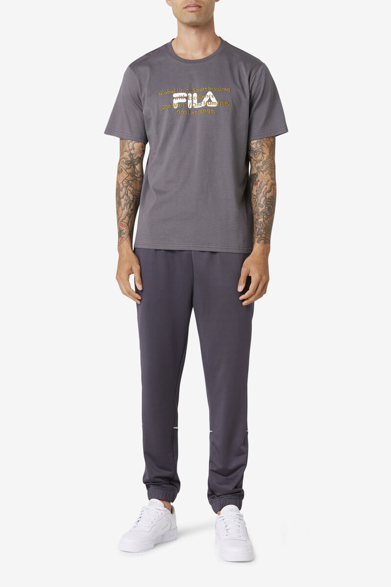 Fila Pepacton T-shirt Herr Lila | HQNRwDAEWFx