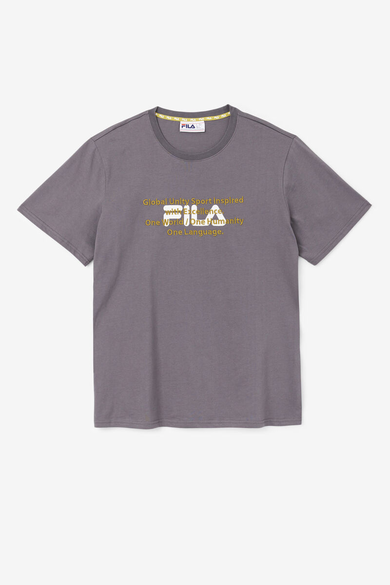 Fila Pepacton T-shirt Herr Lila | HQNRwDAEWFx