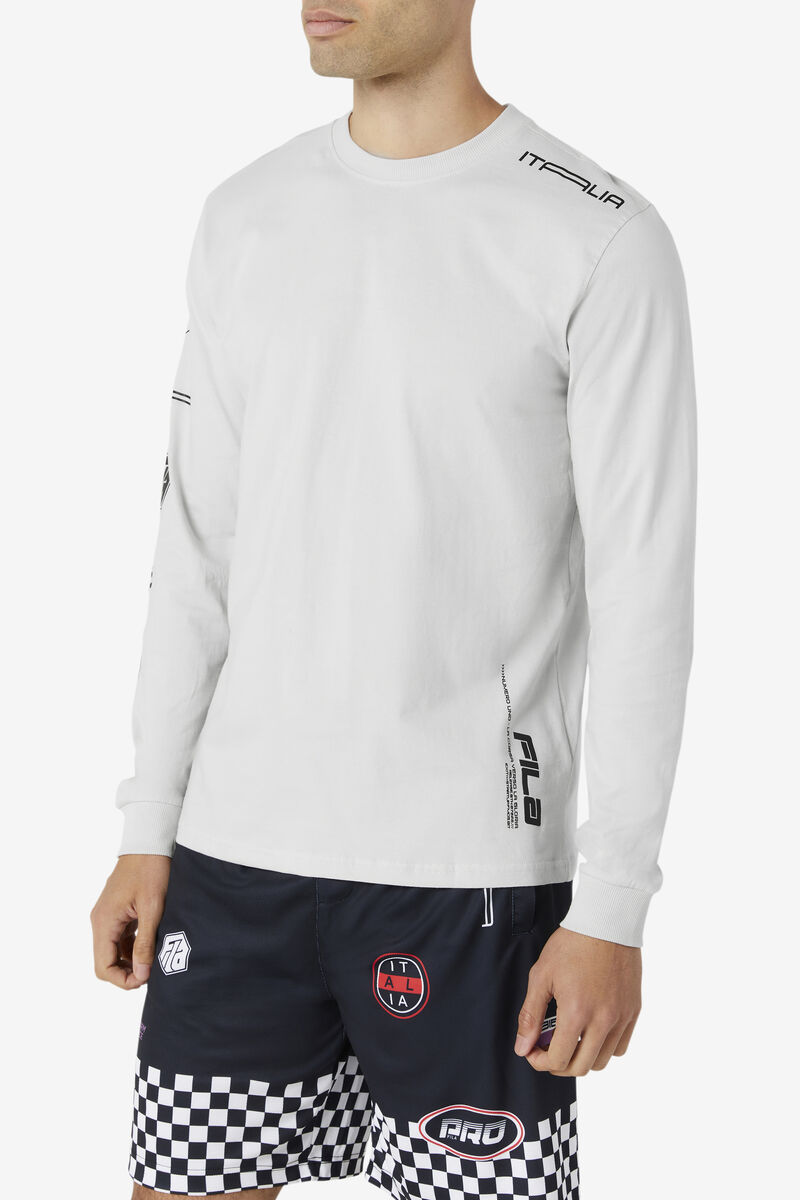 Fila Phantom Long Sleeve Shirt Herr Vita | bMcDsNvVBwj