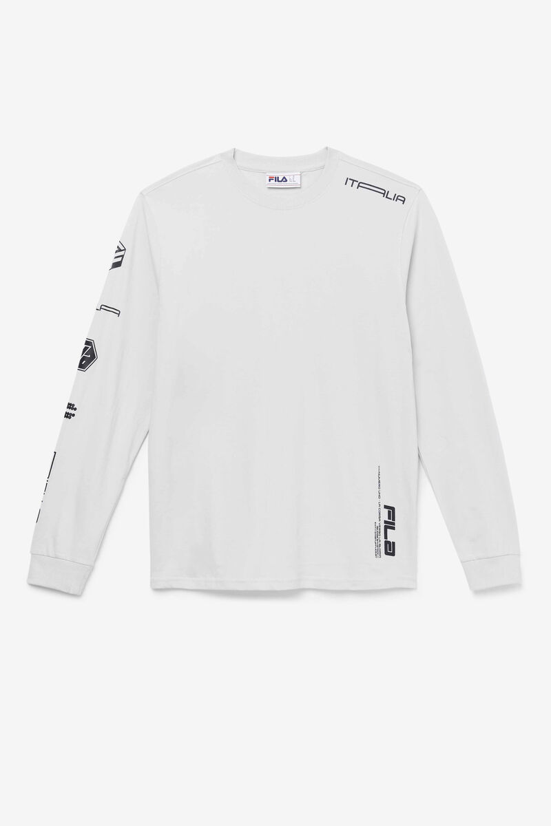 Fila Phantom Long Sleeve Shirt Herr Vita | bMcDsNvVBwj