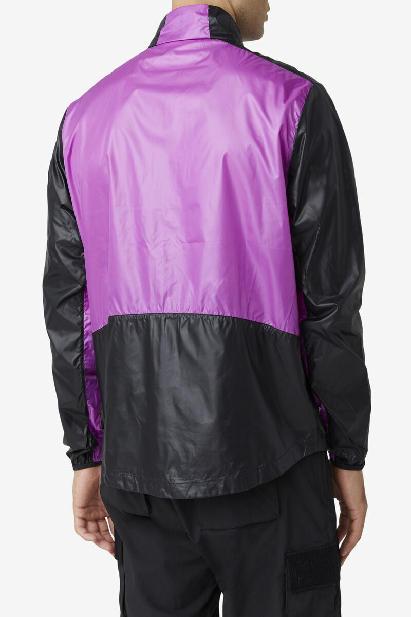 Fila Pinnacle Jacket Jacka Herr Lila Svarta Gröna | 4Hjc7zCcltr