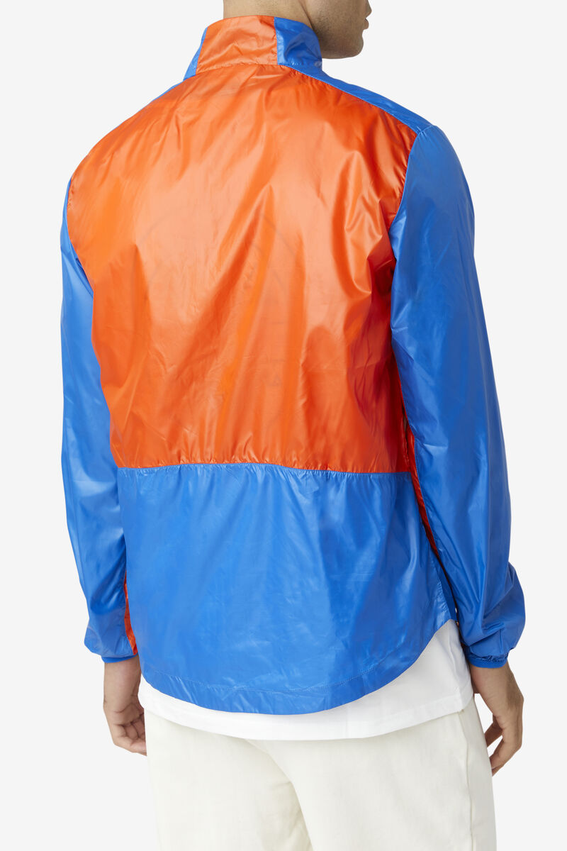 Fila Pinnacle Jacket Jacka Herr Orange Blå Citron | GlEsenXzy2X