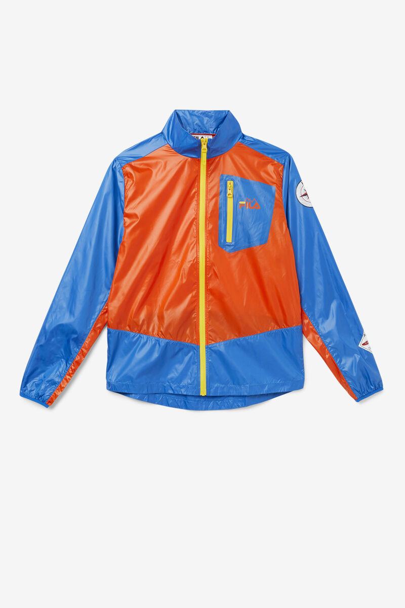 Fila Pinnacle Jacket Jacka Herr Orange Blå Citron | GlEsenXzy2X