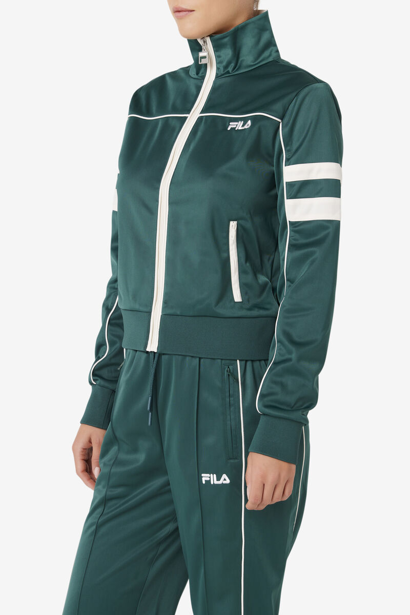 Fila Pippa Track Jacket Jacka Dam Gröna | bmqhLZX5GVv