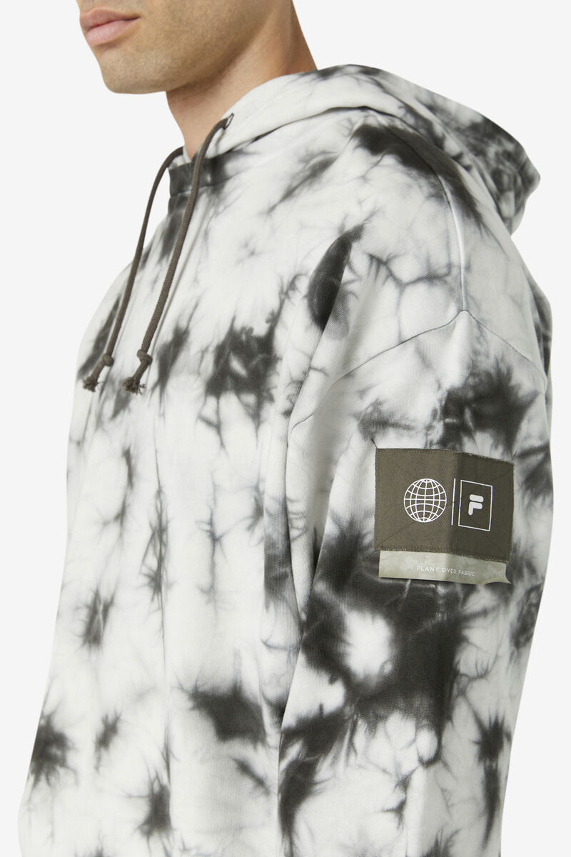 Fila Plantsy Layered Hoodie Hoodie Herr Svarta Vita | 562pD85GVGa