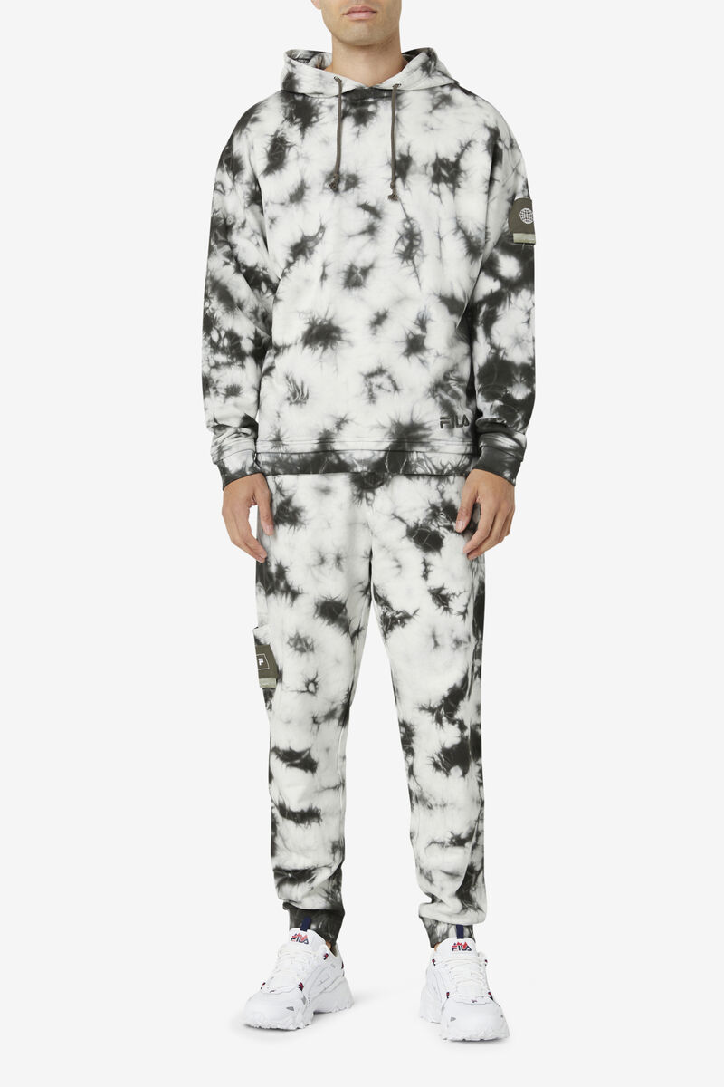 Fila Plantsy Layered Hoodie Hoodie Herr Vita Grå | J9RzxWim6qZ