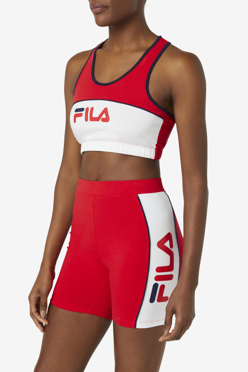 Fila Poesia Bra Top Leggings Dam Röda Vita Marinblå | zi3FT4k8u6A