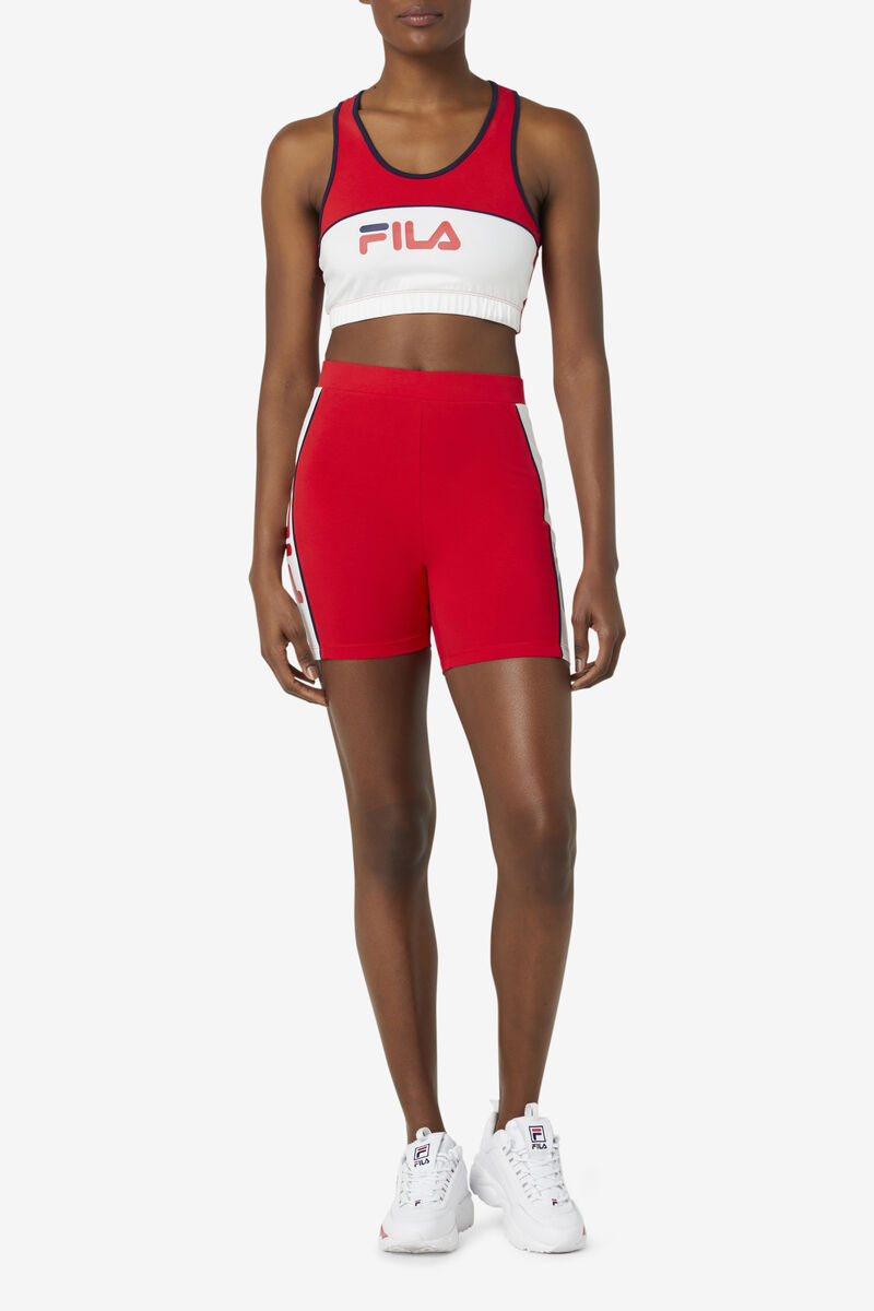 Fila Poesia Bra Top Leggings Dam Röda Vita Marinblå | zi3FT4k8u6A
