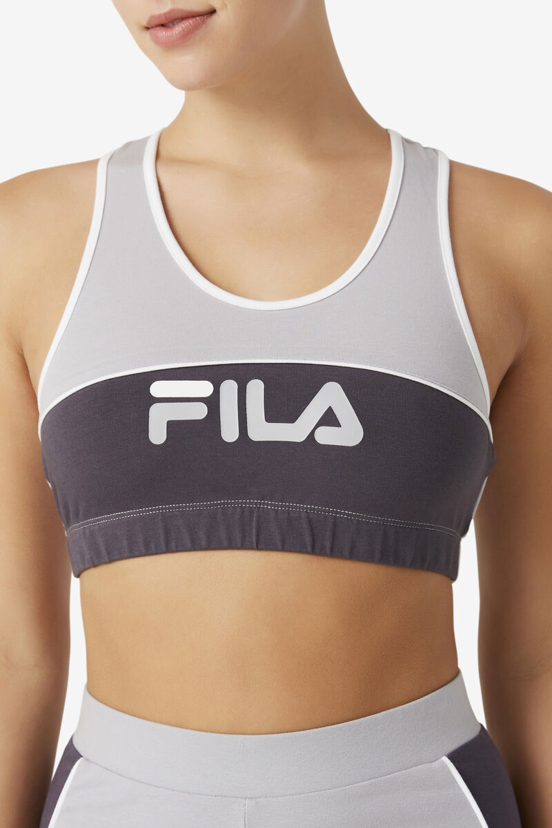 Fila Poesia Bra Top Shorts Dam Silver Vita | Cu2VO6bgd6M