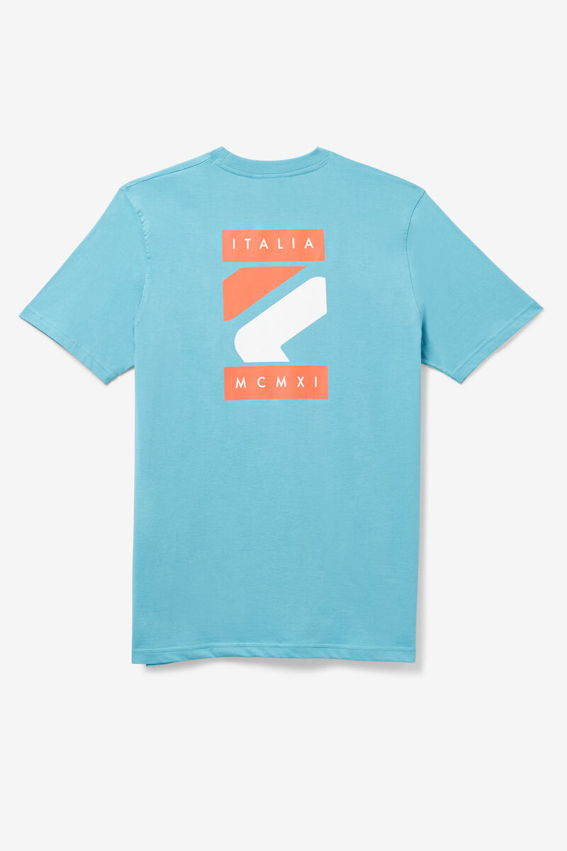 Fila Quartz T-shirt Herr Blå | u3bpq3GV4bZ