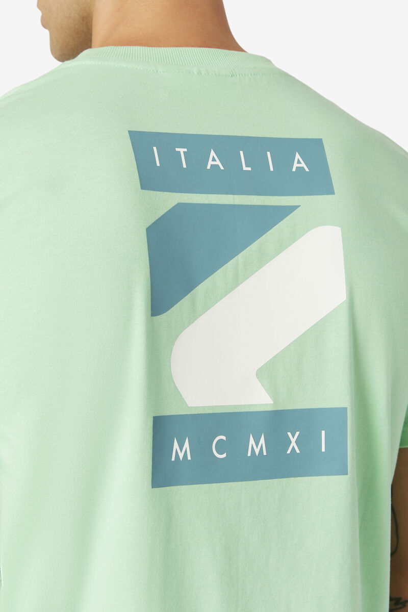 Fila Quartz T-shirt Herr Ljusgröna | FfEY75PfJA6