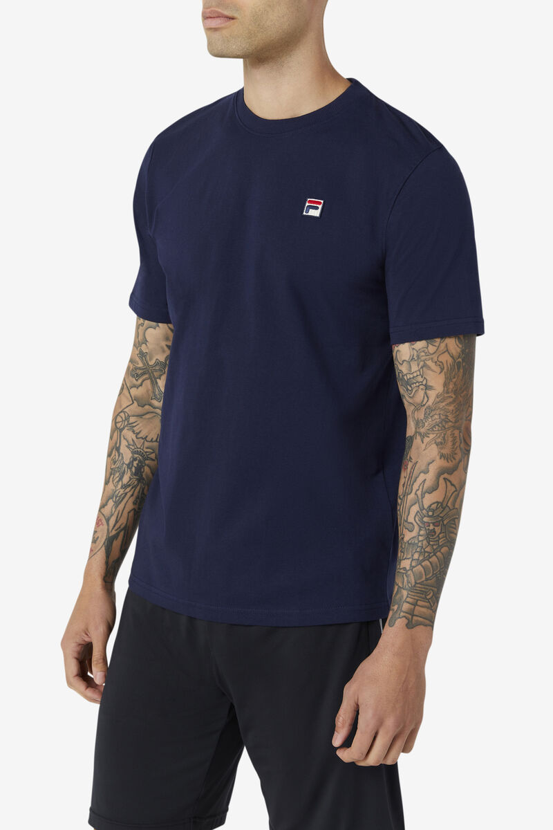 Fila Quartz T-shirt Herr Marinblå | miG7T9ku62E