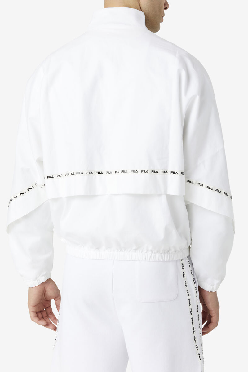 Fila Raceline Jacket Jacka Herr Vita | Y1zZ2YjZbeb