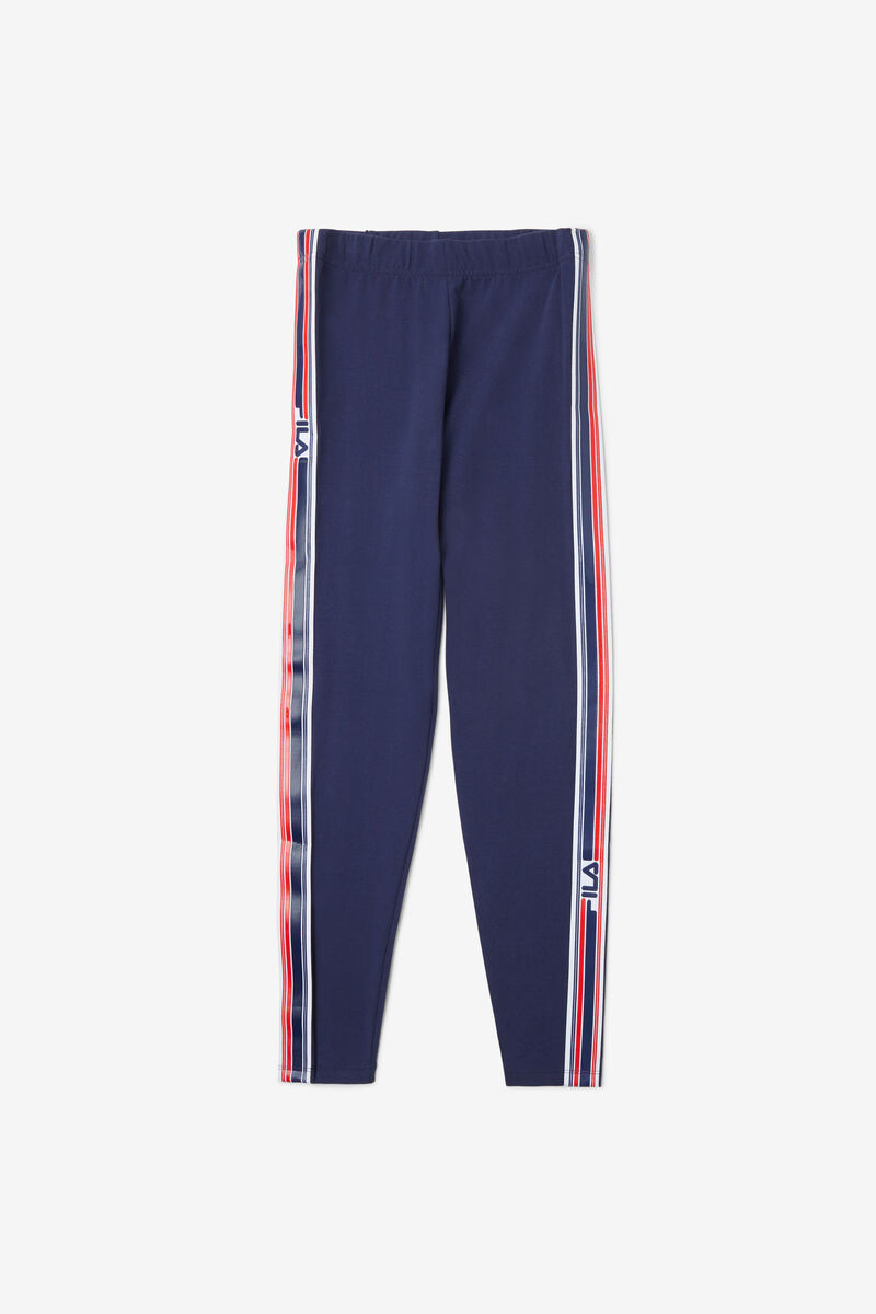 Fila Ragini High Rise Legging Leggings Dam Marinblå Vita Röda | E6kAVCMiWB1