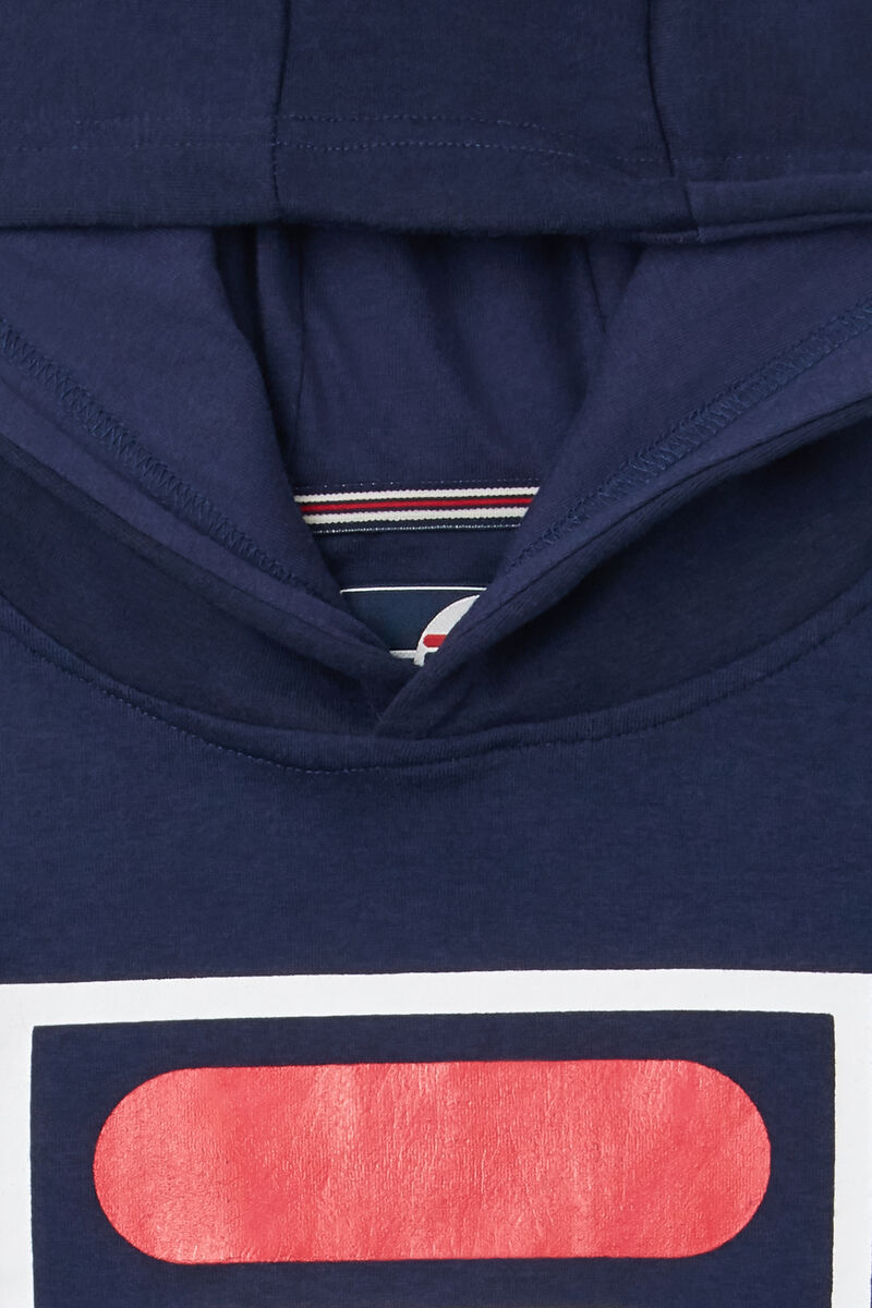 Fila Raglan Hoodie Hoodie Barn Marinblå | CA4WeQDtI3O