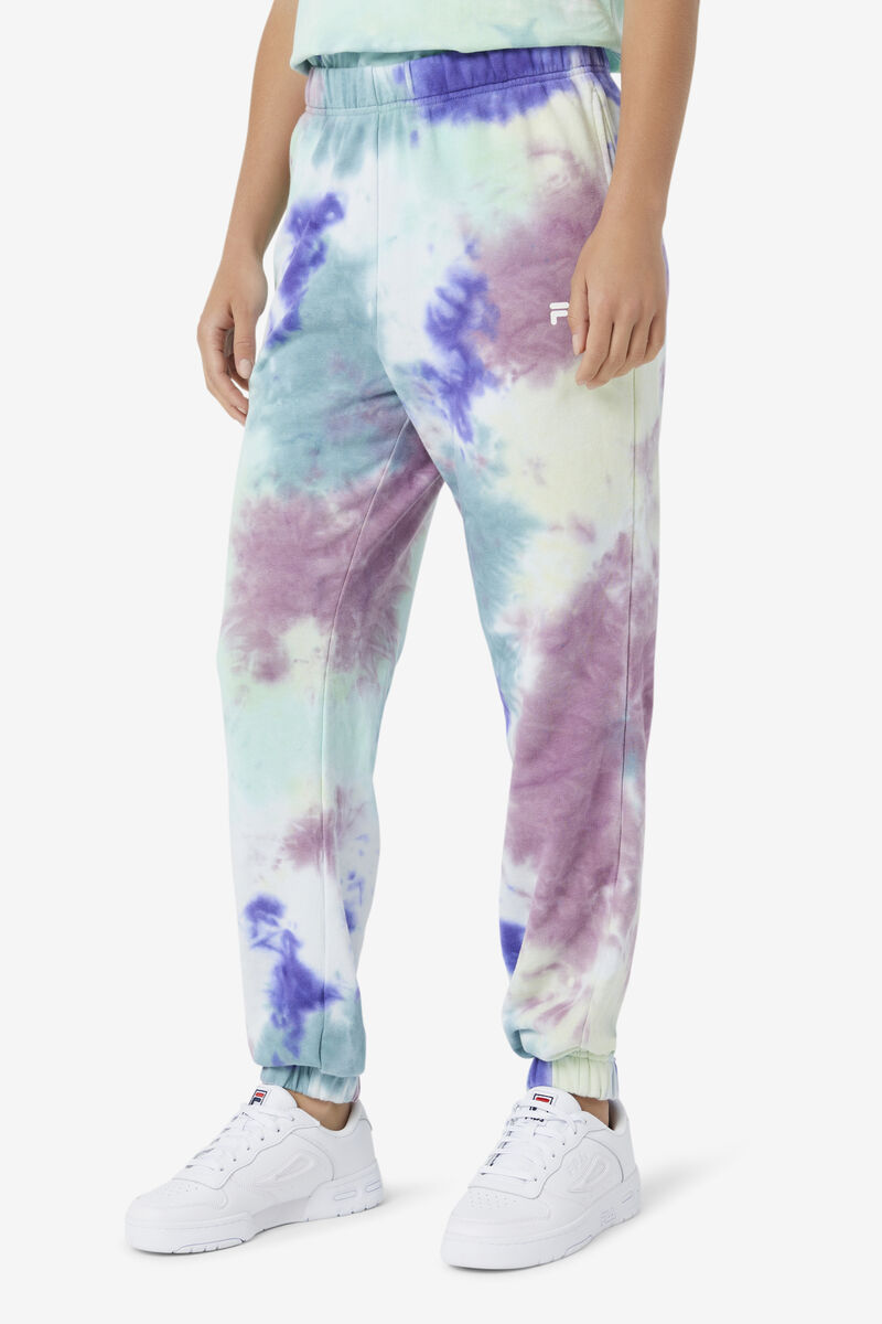 Fila Raleigh Tie Dye Jogger Byxor Dam Blå | iMDG8iYERJI