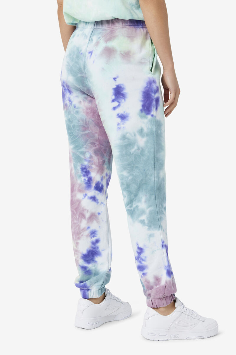 Fila Raleigh Tie Dye Jogger Byxor Dam Blå | iMDG8iYERJI