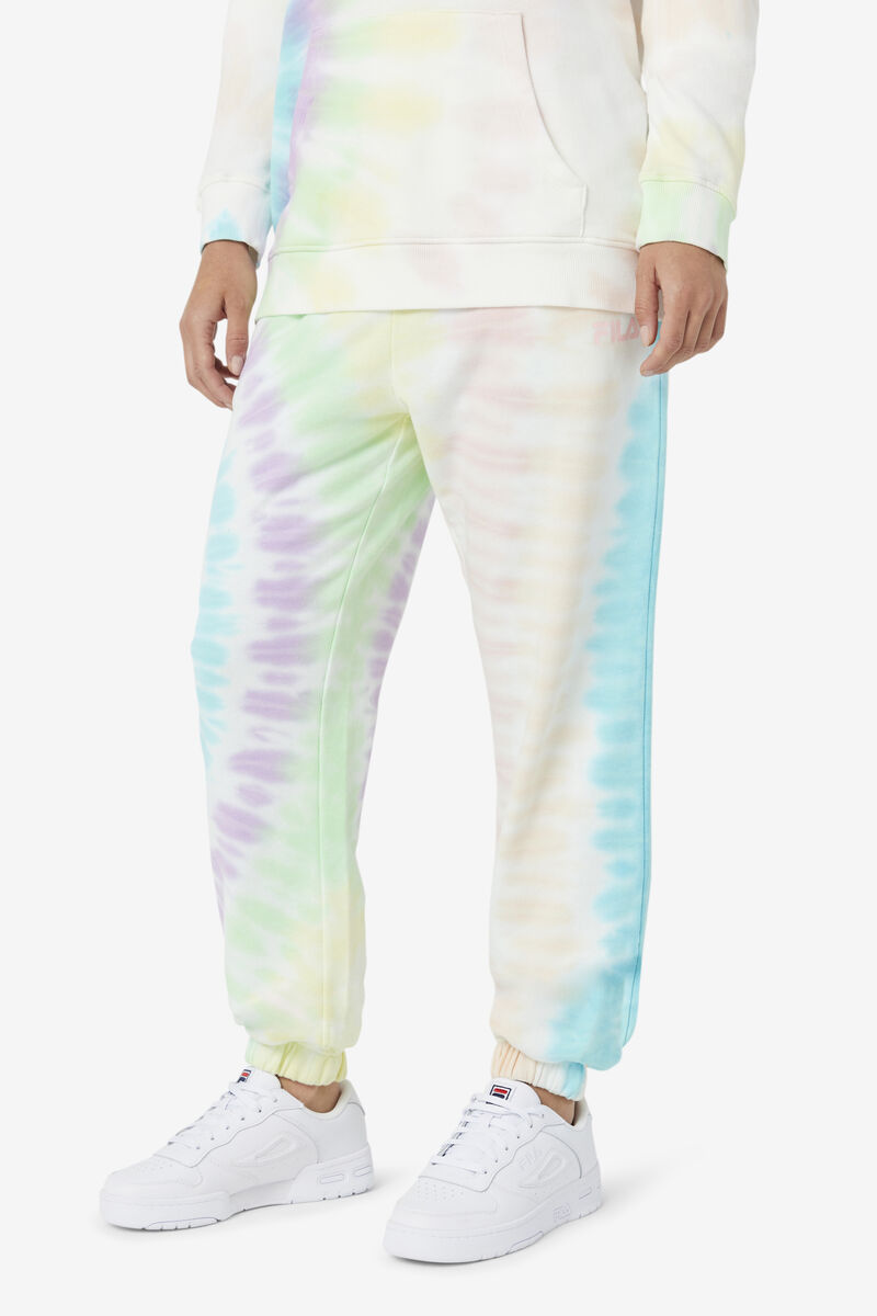 Fila Raleigh Tie Dye Jogger Byxor Dam Grädde | 1P4W3jRSJBd