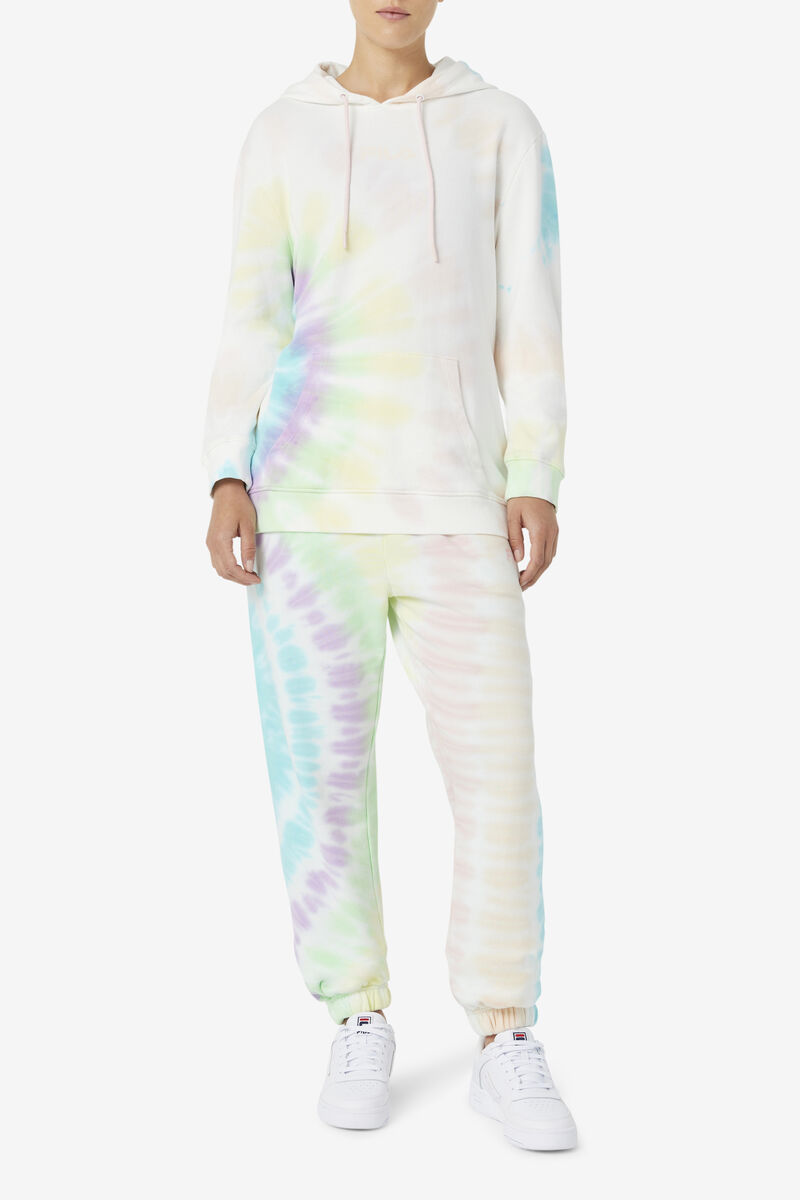 Fila Raleigh Tie Dye Jogger Byxor Dam Grädde | 1P4W3jRSJBd