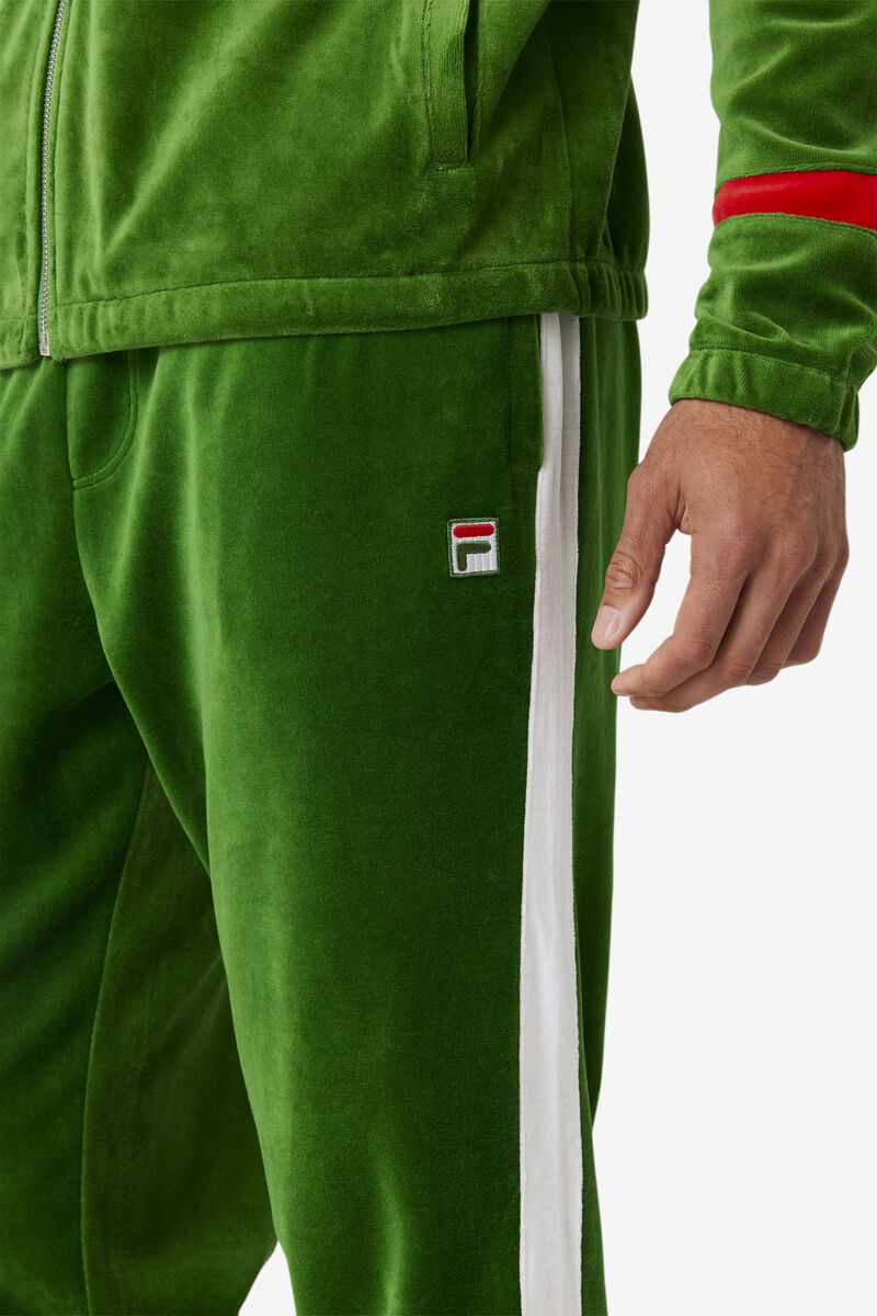 Fila Ravid Velour Pant Byxor Herr Vita Röda | FHxdFRxYztg