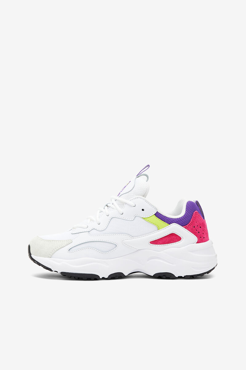 Fila Ray Tracer Sportskor Dam Vita Lila | mYvMDrlU91H