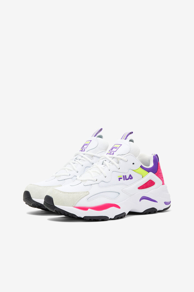 Fila Ray Tracer Sportskor Dam Vita Lila | mYvMDrlU91H