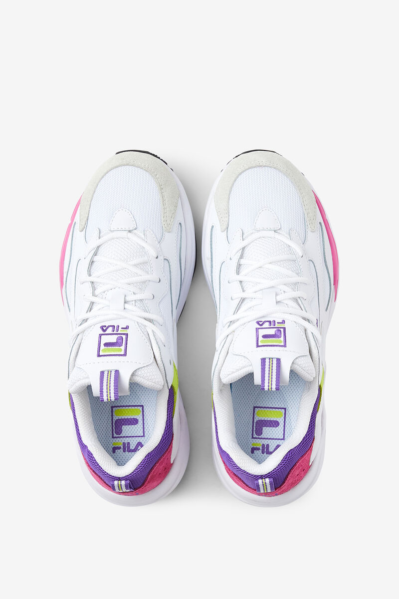 Fila Ray Tracer Sportskor Dam Vita Lila | mYvMDrlU91H