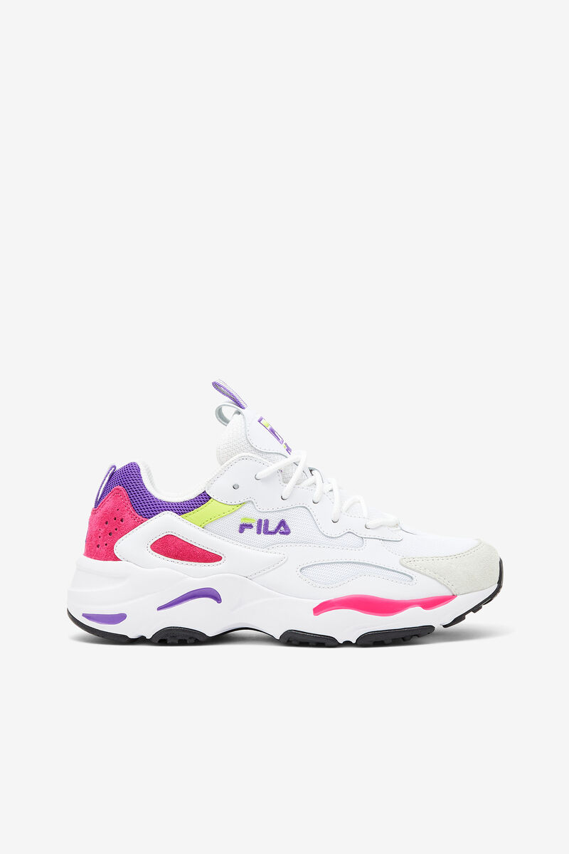 Fila Ray Tracer Sportskor Dam Vita Lila | mYvMDrlU91H