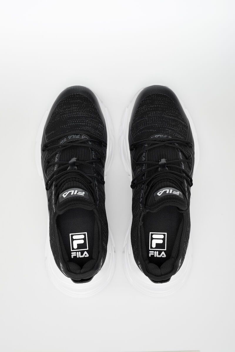 Fila Relectrove Slip On Premium Sneakers | Fila Sneakers Herr Svarta Svarta Vita | JoaXuQQouGA