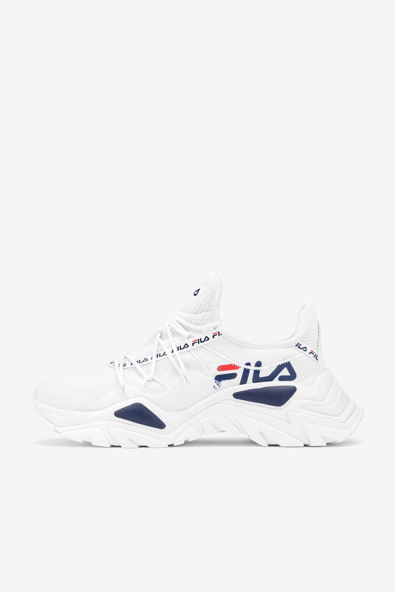 Fila Relectrove Slip On Premium Sneakers | Fila Sneakers Herr Vita Marinblå Röda | k93KS5JCBkk