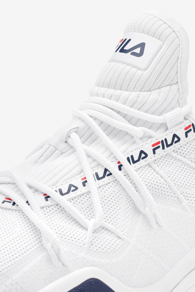Fila Relectrove Slip On Premium Sneakers | Fila Sneakers Herr Vita Marinblå Röda | k93KS5JCBkk