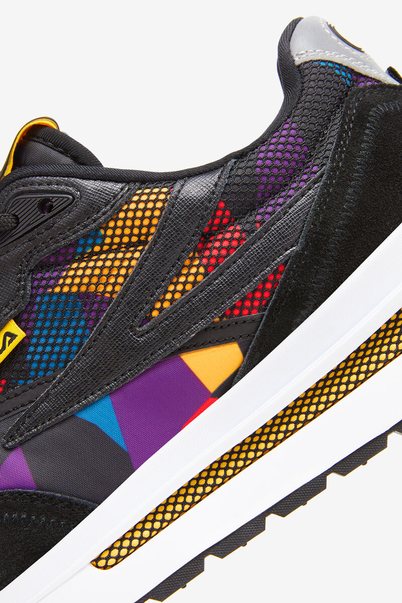 Fila Renno '90s Tjock Sneakers | Fila Sneakers Herr Svarta Orange Guld Turkos | c72mzBGD4wL