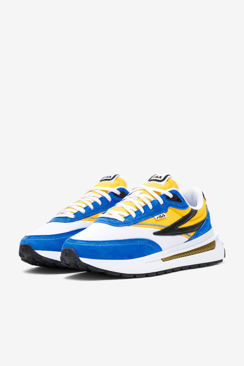 Fila Renno Colorful Sneaker | Fila Sneakers Herr Vita Citron Blå | USDYEIUaghZ